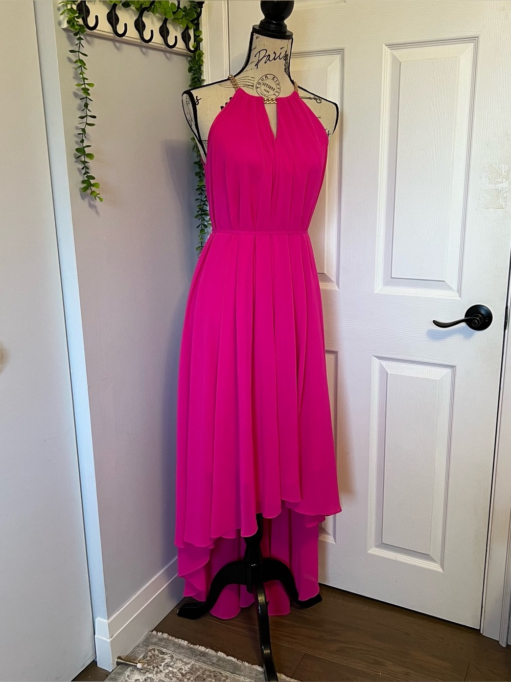 Ted Baker Pink Halter Maxi Dress